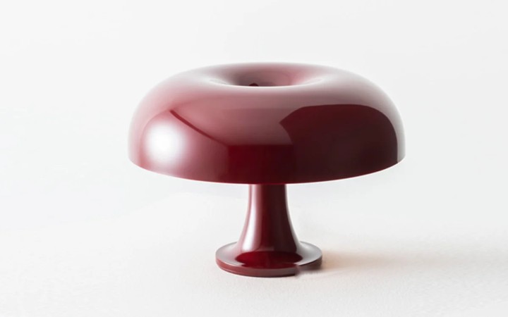 Nessino Table Lamp - Ruby Red Collection by Artemide Table Lamps